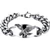 FREELANCE JW BRACCIALE BIKER FREEDOM - ARGENTO/ACCIAIO