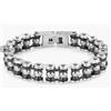 FREELANCE JW BRACCIALE BIKER IN ACCIAIO INOSSIDABILE - ARGENTO/ACCIAIO