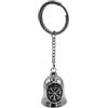 FREELANCE JW PORTACHIAVI BIKER "GUARDIAN BELL" CON SIMBOLO VICHINGO VEGVISIR - BRUNITO
