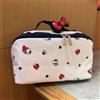Sanrio Hello Kitty Vanity Cosmetic Makeup Pouch custodia bianca con cerniera a nastro