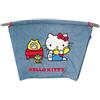 Palla e catena Ball&Chain x Hello Kitty Denim custodia per telefono borsa per monete...