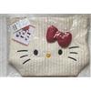 Sanrio Borsa trapuntata Petit main x Hello Kitty 50th Anniversary 30x40 cm rara
