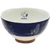 Snoopy PEANUTS Snoopy Vermilion ciotola di riso Hasami blu indaco 4,21 x 2,36...