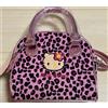 Sanrio Borsa a tracolla Sanrio Hello Kitty con stampa leopardata a 2 vie 17 x 20 cm