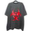 NESSUNA MARCA T-shirt Resident Evil maglietta casual in cotone con logo per videogiochi