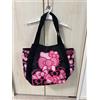 Sanrio Borsa Sanrio Hello Kitty Tote Bag nera rosa nastro tasche laterali borsa in tela