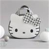 Sanrio Borsa cosmetica Hello Kitty x BRILMY in ecopelle con cerniera icona Apple...