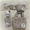 Sanrio Hello Kitty 50th Anniversary Set 5 pezzi mini tote, marsupio, mascotte, borsa...