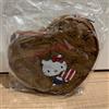 Sanrio Borsa a tracolla Hello Kitty marrone a forma di cuore stampa all over inutili...