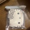 Sanrio Hello Kitty x BRILMY Houndstooth Bow Face Pouch Sanrio mai aperto nuovo