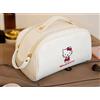 Hello Kitty Large Vanity Makeup Pouch Borsa cosmetica Sanrio bianca con manico