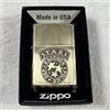 Zippo Biohazard S.T.A.R.S. Accendino argento accento oro made in USA nuovo