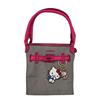 lacousette Portachiavi LA COUSETTE Hello Kitty rosa grigio nylon taglia SS edizione limi...
