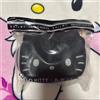 Sanrio Hello Kitty x BRILMY Mini Cosmetic Pouch borsa nera argento glitter cerniera