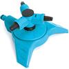 CELLFAST Irrigatori Per Prato Circolari Gartensprinkler Rasensprenger Con Flusso D'Acqua Controllabile Per Prato Fiori Piante 12 Ugelli Twister Basic