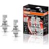 OSRAM NIGHT BREAKER LED SPEED H4 450, abbagliante e anabbagliante a LED con omologazione stradale, fino al 450% di luminosità in più, 6000K, installazione rapida, nessun accessorio meccanico richiesto
