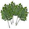 FUNORNAM 18 steli di verde di ruscus italiano, foglie artificiali in seta verde, ghirlanda, rampicanti, spray da appendere, per fai da te, archi di nozze, bouquet, centrotavola, decorazione per