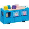 Bandai Peppa Pig - Autobus in legno BANDAI