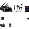 OEM Cuffia per motocicletta LEXIN, interfono a maglie da 2 km, doppia trasmissione audio, 2STK
