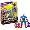 Hasbro MixMashers Capitano America, 12 cm, personaggio Marvel personalizzabile, Mix & Combine con accessori