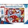 Ravensburger Spielverlag Puzzle, 100 pezzi XXL, Il potente Iron Man Marvel Avengers, 49 x 36 cm, dai 6 anni in su, Ravensburger