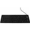 MOBILITY LAB Tastiera USB flessibile, impermeabile, arrotolabile, AZERTY, Mobility Lab ML300559, 107 tasti