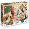 SentoSphere Set di puzzle, SENTOSPHERE, 2 puzzle, 24 pezzi, Vive l'Ecole, osservazione, memoria, logica, dai 3 anni in su