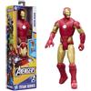 Hasbro Figurina di Iron Man, 30 cm, serie Titan, 11 punti di articolazione, giocattolo dei supereroi Marvel Avengers, dai 4 anni in su