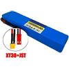 StarTech Batteria agli ioni di litio 36V 100Ah 18650 - Pacco batterie 10S3P per e-bike e scooter - Potenza: 1000W - BMS integrato - Connettori XT30-JST