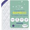 P'tit Lit - Materasso bambino in bambù - 60x120 cm - Viscosa soffice e assorbente - Senza trattamento chimico - Sfoderabile - OekoTex® - Fabbricazione europea