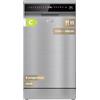 EVVO Lavastoviglie D4X Slim 45 cm - Lavastoviglie libera installazione, 11 posate, Classe C, 8 programmi, modalità automatica, apertura automatica, funzione igiene, mezza carica. Lavastoviglie Piccolo