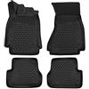 Element Set di Tappetini Auto in Gomma TPE 3D per Audi A6 MK 4 (IV) Station Wagon | 2011-2018 | Tappetini Auto Originali 100% Adatti, Tappetini Gomma Auto Premium 3D, Tappetini 3D per Auto