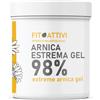 FITOATTIVI NATURA E BENESSERE Arnica Gel Forte 550 ml Arnica per Cavalli Uso Umano 98% Ideale per Massaggi Locali Crema Recupero Muscoli Sportiva con Vitamina E, Menta e Lavanda, Made in Italy