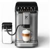 ZACHVO Macchina Caffè Automatica per Grani - Espresso Autentico, Sistema Latte per Colazione, 15 Livelli Macinatura, Doppia Caldaia, Pulizia Facile
