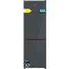 Cecotec Frigorifero Combinato 322 l Bolero CoolMarket Combi 322i Grey Glass D. Altezza 185,5 cm, Larghezza 59,5 cm, Tecnologia Multi Airflow, HumidityFlex HUB, LED interno, Grigio