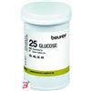 BEURER MEDICAL ITALIA STRISCE MISURAZIONE GLICEMIA BEURER PER GLUCOMETRO GL48/GL49 IN FLACONE 25 PEZZI