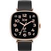 ICE-WATCH - ICE smart SQ 2.0 Rose-gold Black - Smartwatch rose-gold da Donna con Cinturino in silicone - 025890 (1.2 pollici / 37mm) - Smartwatch, monitoraggio dell'attività fisica e della salute