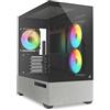 Sharkoon MK7 nero, custodia per PC mATX, ARGB