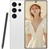 ULUCAN Telefono S25 Ultra Max 5G - 16GB di RAM, 1TB di spazio di archiviazione | Display AMOLED da 7,3 1440x3040 | Fotocamera Pro da 108MP e 72MP | Batteria da 8000mAh | Snapdragon 8Gen3,White-1TB