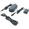 vhbw alimentatore, cavo di alimentazione compatibile con Sony Alpha 3000, 5000, 5100, 6000 fotocamera, SLR - 2 m + accoppiatore DC