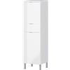 GERMANIA DIE MÖBELMACHER GW-Mauresa 8532-84 Guardaroba, Frontali Lucidi, Due Porte e Un cassetto, Bianco, (L/H/P), 34 x 120 x 34 cm