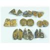 Lotto di 9 paia di pietre preziose sfuse cabochon fantasia diaspro maligano...
