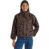 Cecil Giubbotto con colletto alto e motivo leopardato, color crema moka, XL