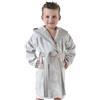 Top Towel - Accappatoio Bambino e Bambina Artico in Cotone 100% | Spugna Morbida e Assorbente Certificata OEKO-TEX® 450 g/m² | Con Cappuccio, Tasca e Cintura - Ideale per Bagno o Piscina - 2 Anni