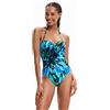 Desigual Set Bikini da Donna, Blu, S