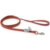 Hurtta Razzle-Dazzle Grip Leash - Guinzaglio per cani con impugnatura imbottita, 100% poliestere riciclato con strisce in gomma, 180 x 15 mm, colore: Rosso