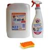 real chimica Sgrassatore Universale CHANTECLAIR Profumo di Marsiglia, 5000 ml, Kit Professionale + spugna piatti KIT CREATO DA GALLIK