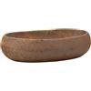 vidaXL Lavabo da Appoggio Marrone Ovale 59x40x15 cm Ceramica