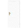 TapeOn Imbottitura moderna per porta fai da te, set base, rivestimento della porta, riparazione per porte interne, isolamento acustico, Karo 10 x 10 cm, colore: bianco, 105 x 210 cm, 80/90 porte, non