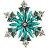 DUNSBY Spilla Fiore Con Strass Spilla con fiori di piante intarsiate da 5 pezzi